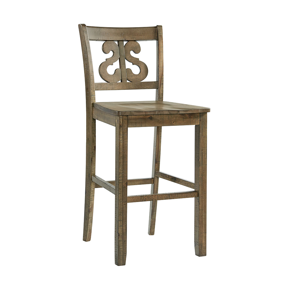 Ellesime International  | Stone Gray Bar Stool 30