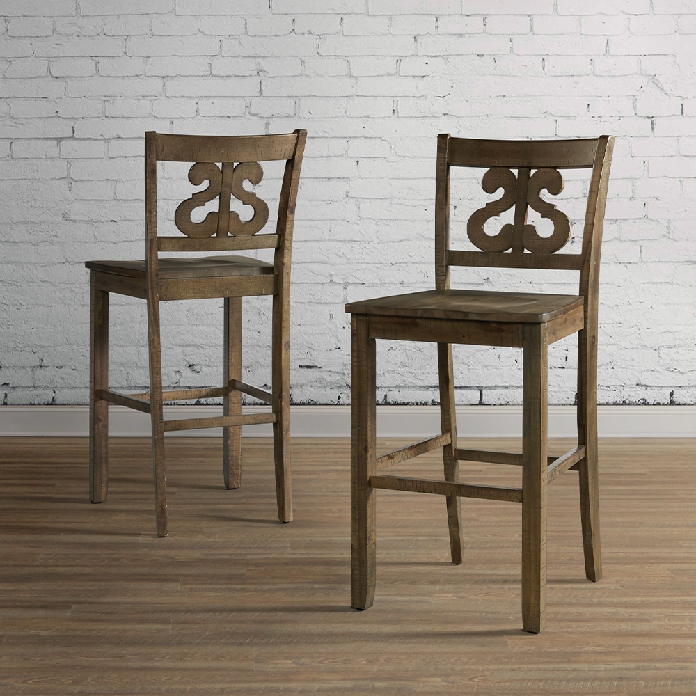 Stone Gray Bar Stool 30