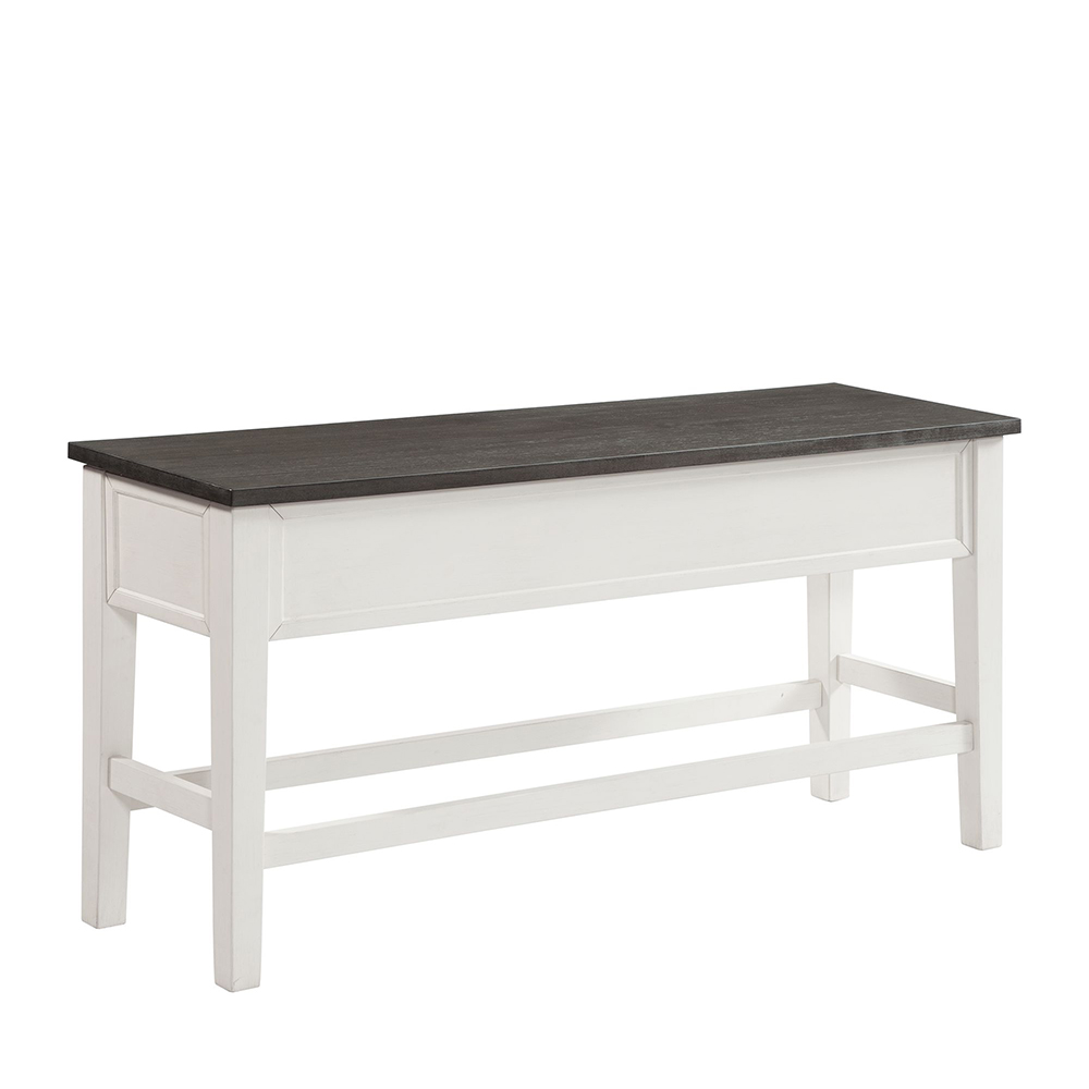 Ellesime International  | Kayla Two Tone Counter Storage Bench 