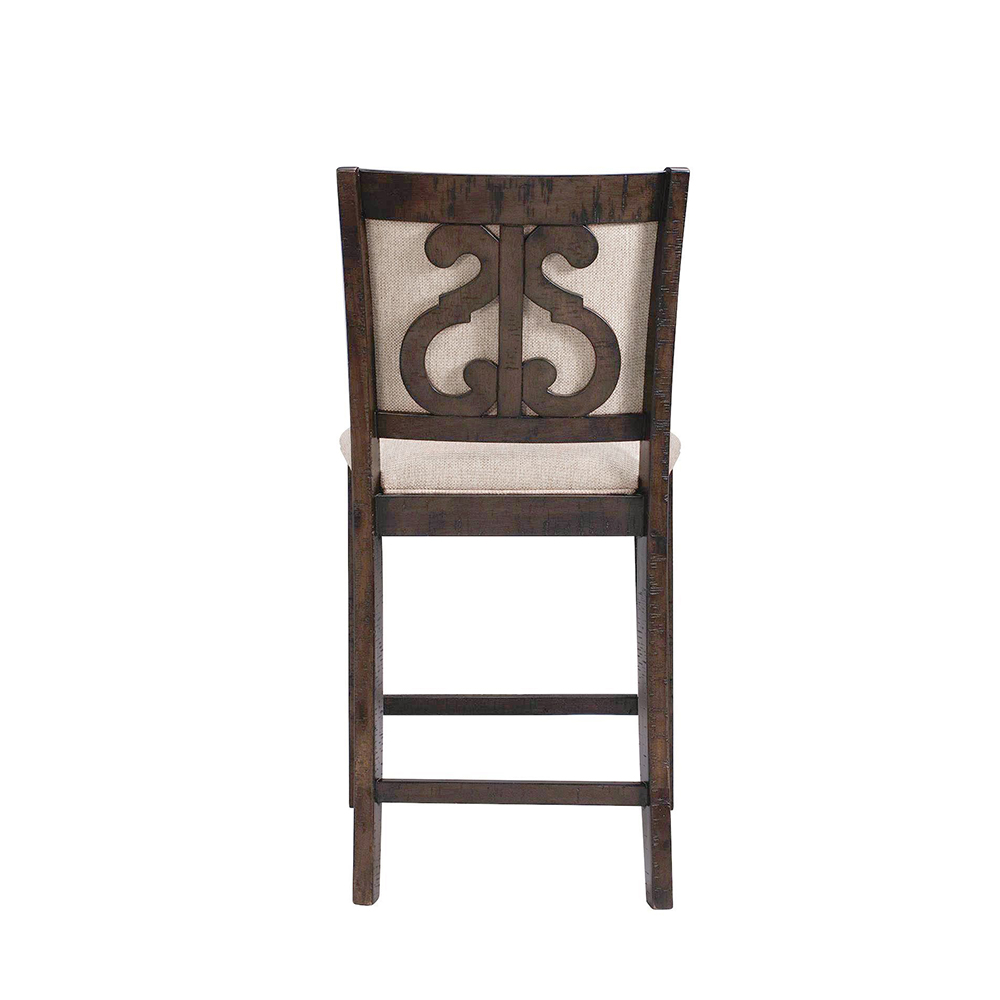 Stone Counter Fabric Swirl Back Side Chair ( 2 PER PACK ) | Ellesime International 