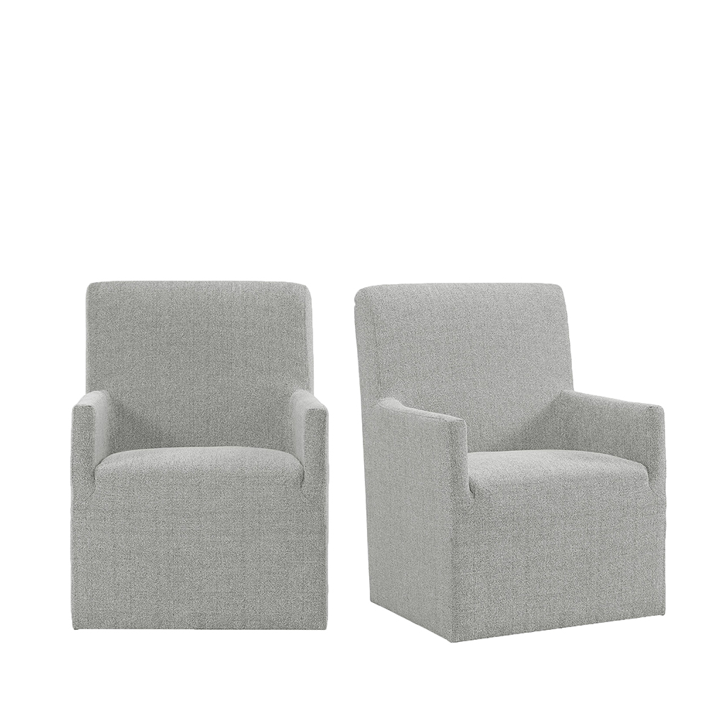 Ellesime International  | Nero Dining Arm Chair Grey ( 2 PER PACK )
