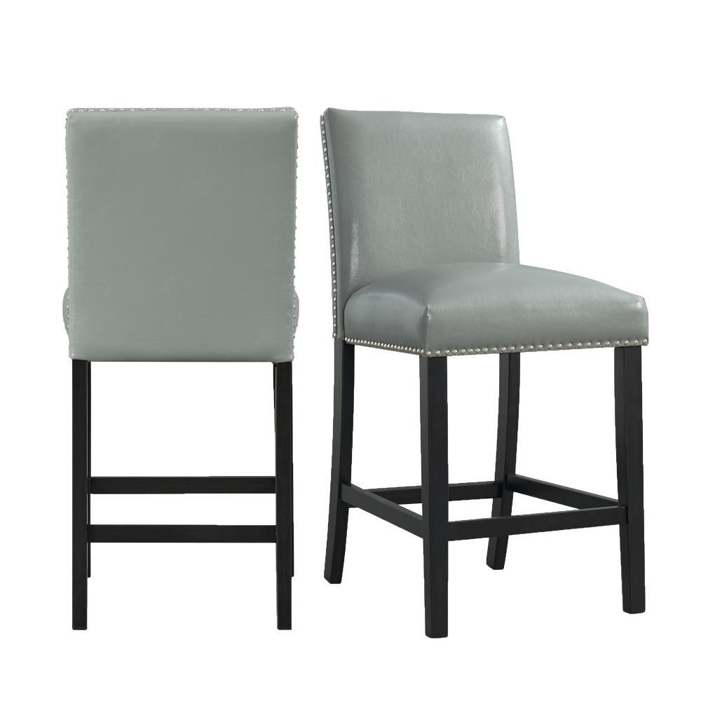 Ellesime International  | Meridian Counter Grey Side Chair ( 2 PER PACK )