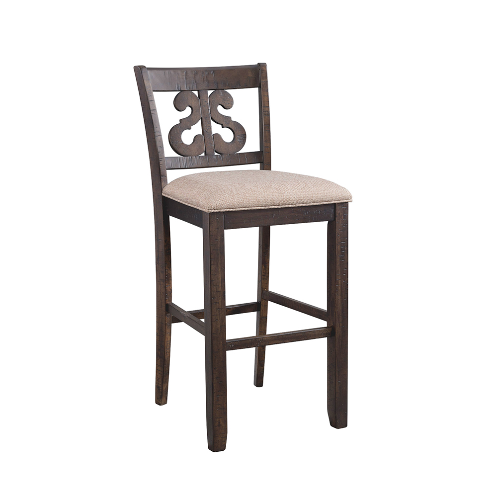 Ellesime International  | Stone Bar Stool With Fabric 30