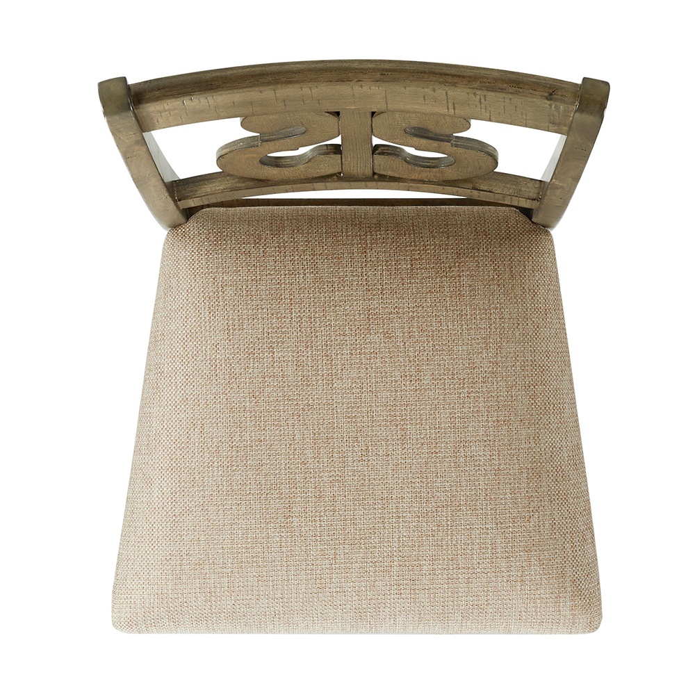 Stone Gray Bar Stools With Fabric 30