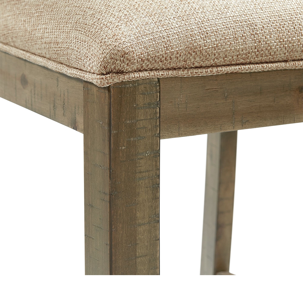 Stone Gray Bar Stools With Fabric 30
