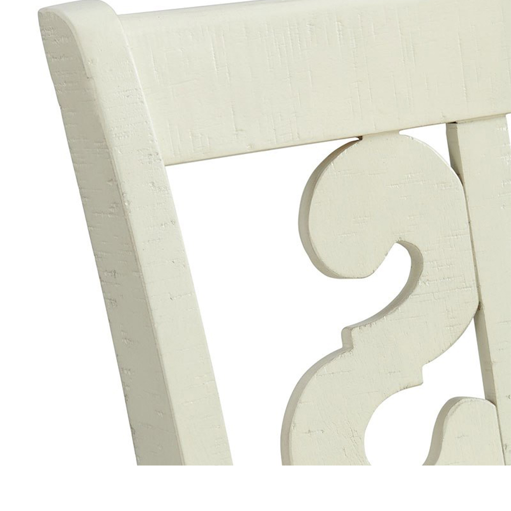 Stone White Bar Stool With Wood 30