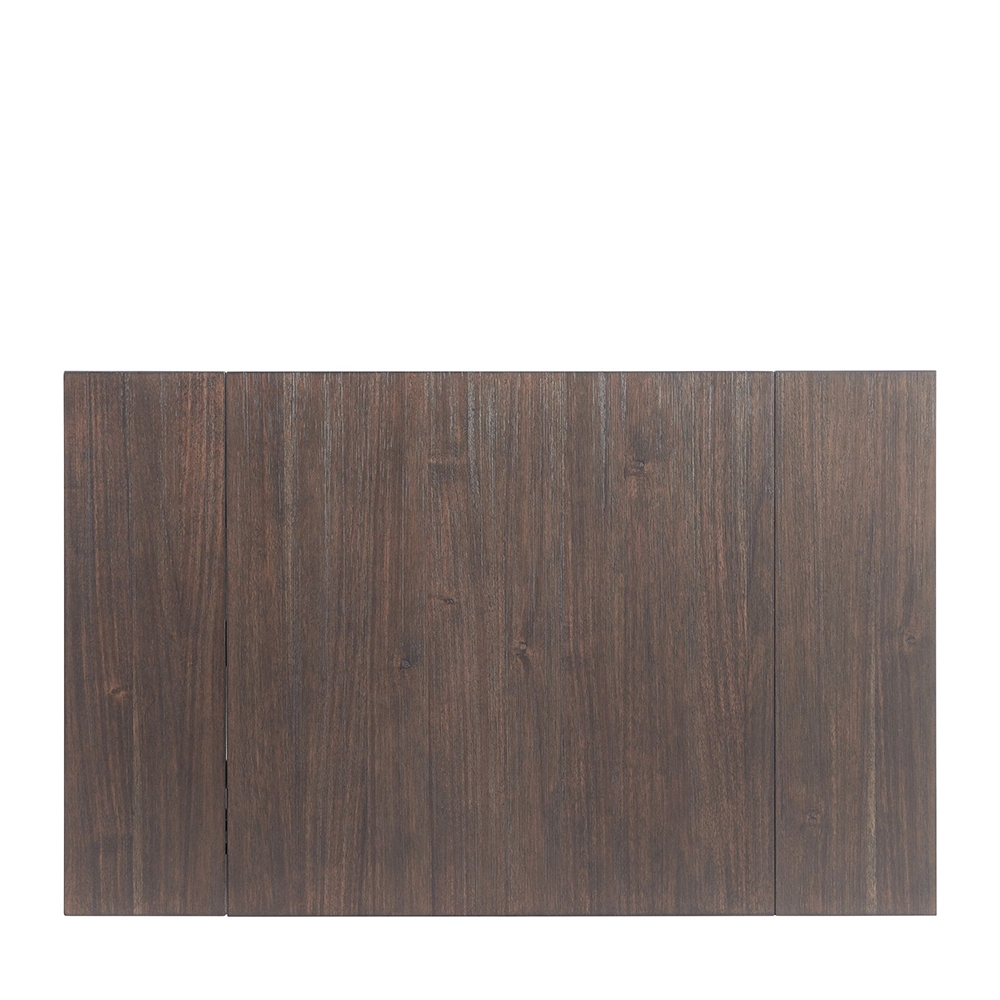 Martin Three Piece Drop Leaf Dining Set ( Dark Brown Top - White Base ) | Ellesime International 