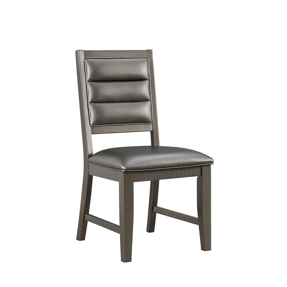 14.5 Dining Mirror Leg Five Piece Set ( Dining Table, Four Side Chairs ) | Ellesime International 