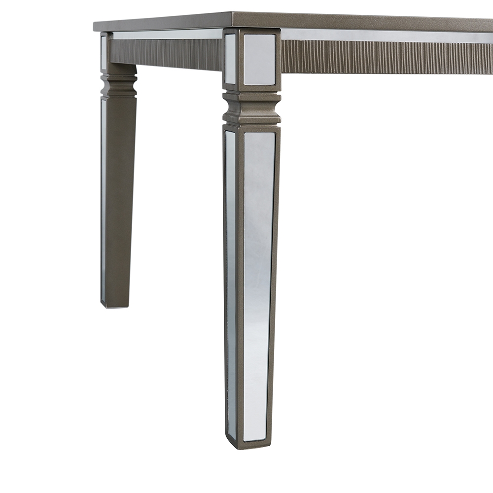 14.5 Dining Mirror Leg Five Piece Set ( Dining Table, Four Side Chairs ) | Ellesime International 