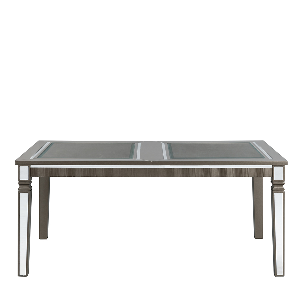 14.5 Dining Mirror Leg Five Piece Set ( Dining Table, Four Side Chairs ) | Ellesime International 