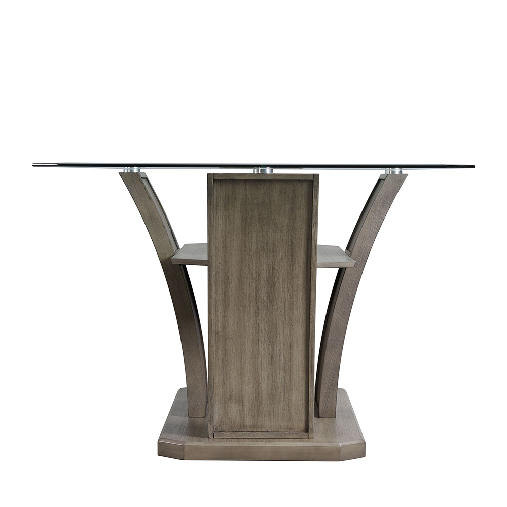 Dapper Grey Rectangular Dining Five Piece Set ( Dining Table, Four Side Chairs ) | Ellesime International 