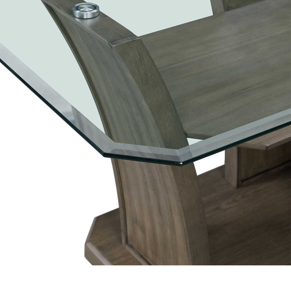 Dapper Grey Rectangular Dining Five Piece Set ( Dining Table, Four Side Chairs ) | Ellesime International 