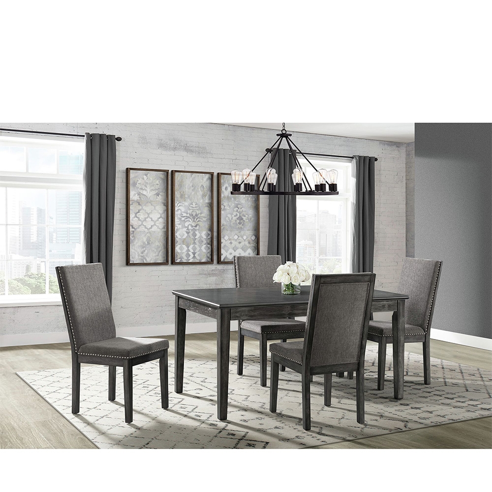 Ellesime International  | South Paw Dining Five Piece Set ( Dining Table, Four Side Chairs )