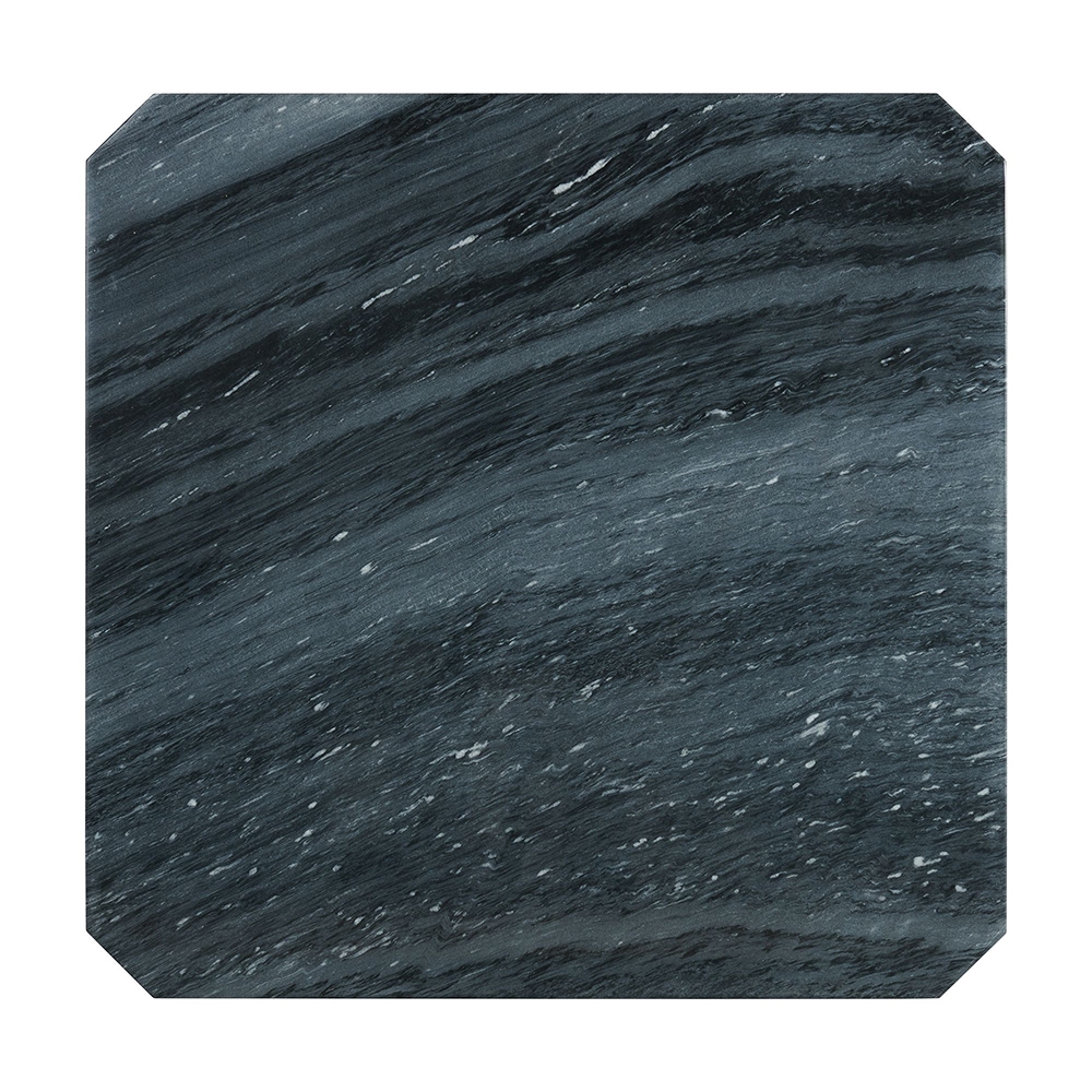 Francesca Square Counter Dining Seven Piece Set ( Dining Table, Six Grey Velvet Side Chairs ) | Ellesime International 