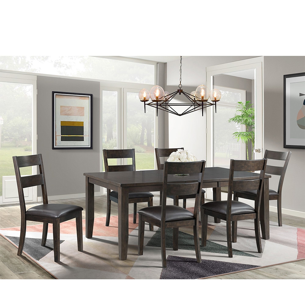 Ellesime International  | Mango Dining Seven Piece Set ( Dining Table, Six Side Chairs )