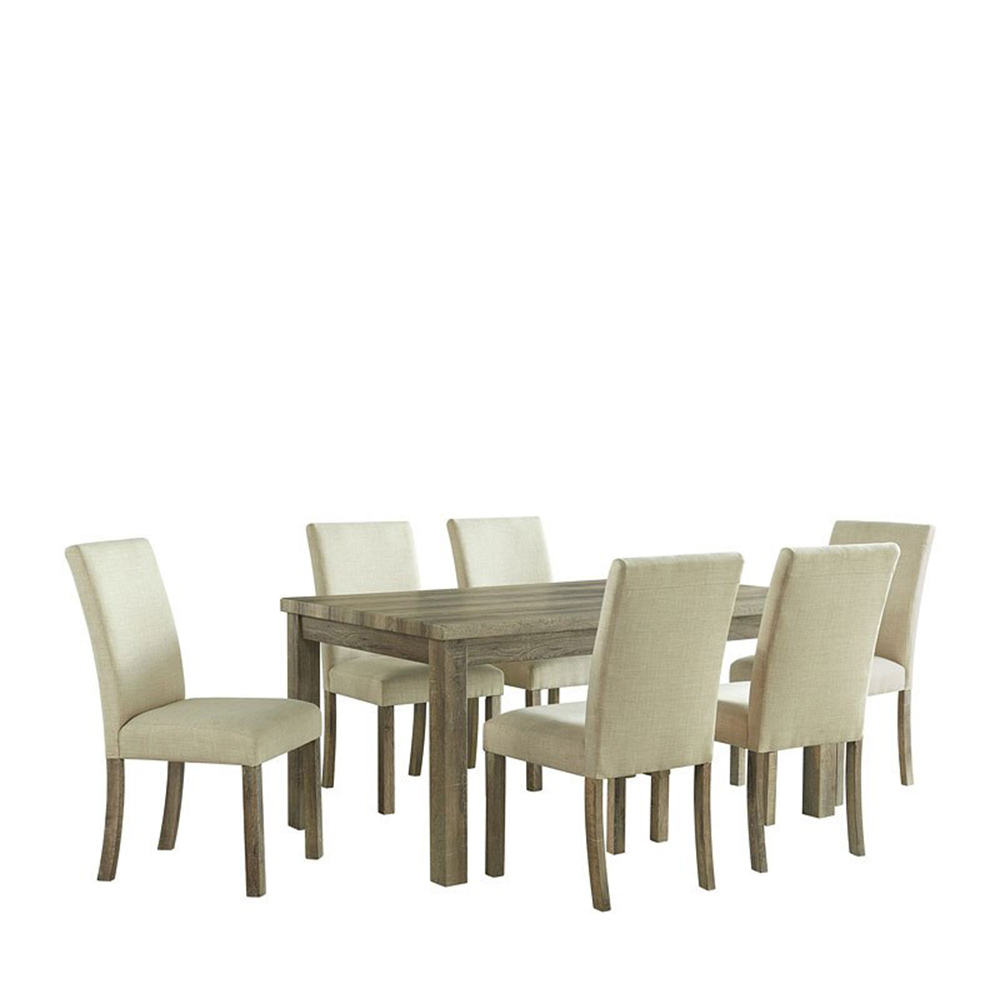 Oak Lawn Dining Seven Piece Set ( Dining Table, Six Side Chairs ) | Ellesime International 