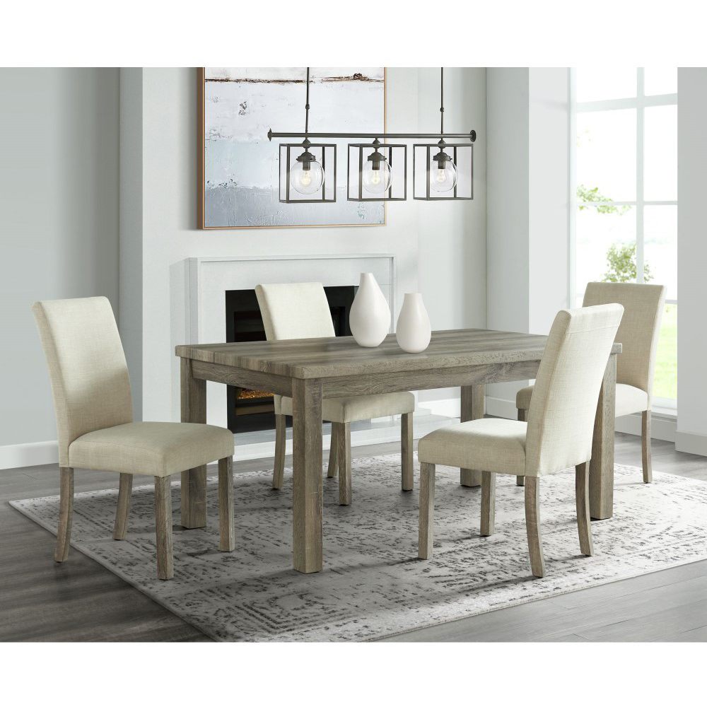 Ellesime International  | Oak Lawn Dining Seven Piece Set ( Dining Table, Six Side Chairs )
