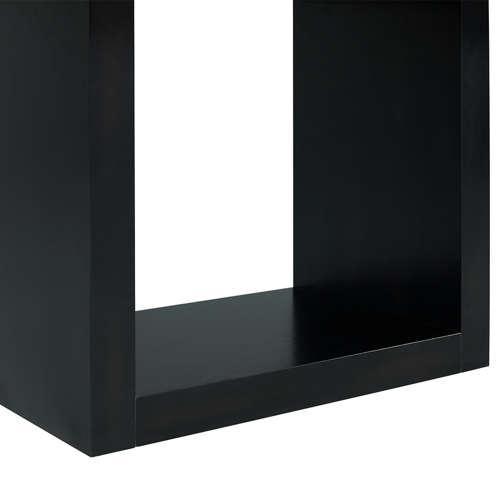 Valentino White Marble Counter Five Piece Set ( Counter Table, Four Black Side Chair ) | Ellesime International 