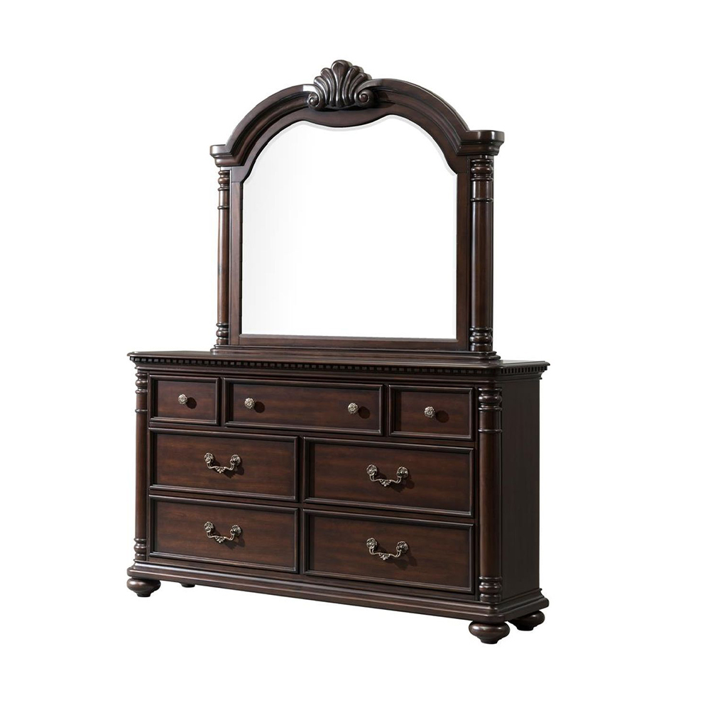 Classic Four Piece Set with Queen Bed ( Dr, Mr, Chest and Bed ) | Ellesime International 