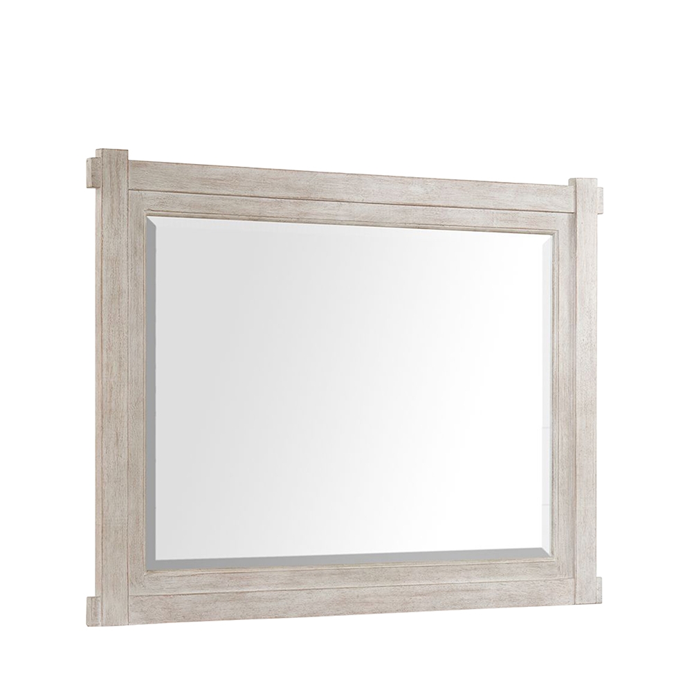 Scott White Four Piece Set with Queen Storage HB/FB Bed ( Dr, Mr, Chest, and Bed ) | Ellesime International 