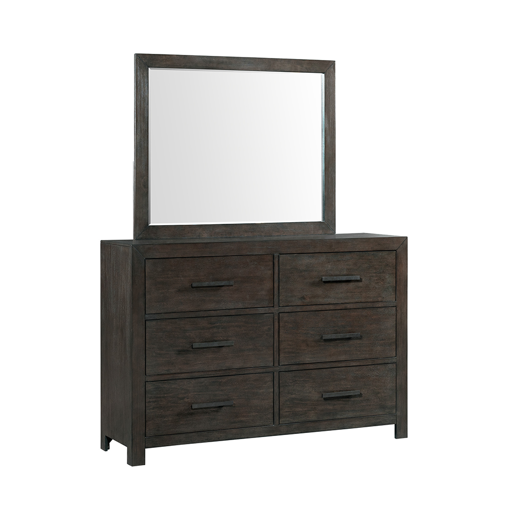 Shelby Four Piece Set with Queen Bed ( Dr, Mr, NS and Bed ) | Ellesime International 