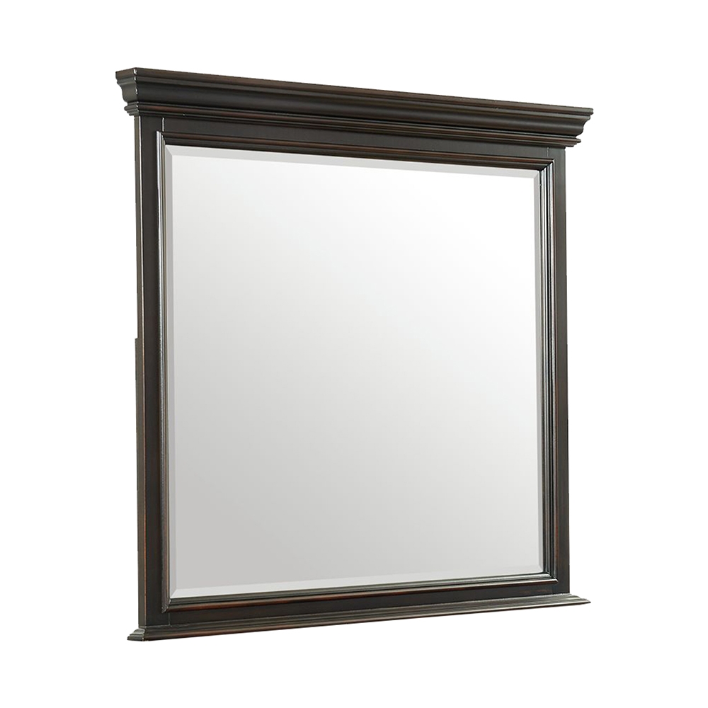 Slater Black Four Piece Set with Queen Storage Bed ( Dr, Mr, Chest and Bed ) | Ellesime International 