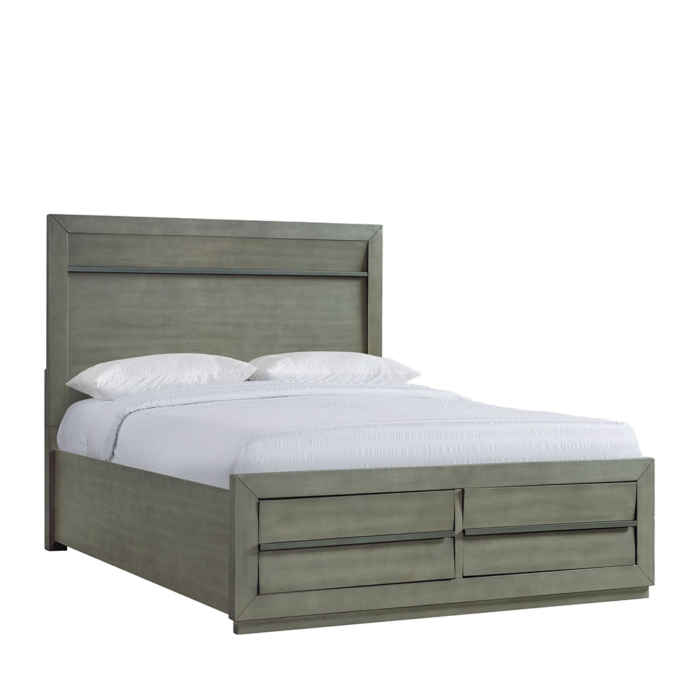Ellesime International  | Zig Panel Storage Bedroom ( Queen Bed )