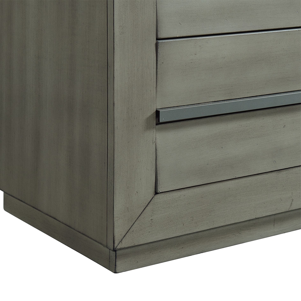 Zig Four Piece Set with Queen Storage Bed ( Dr, Mr, Chest, and Bed ) | Ellesime International 