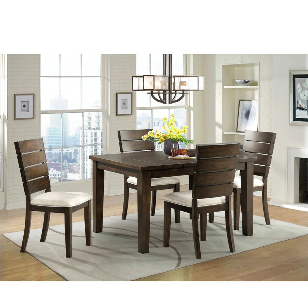 Ellesime International  | Cato Dining Five Piece Set ( Dining Table, Four Side Chairs )