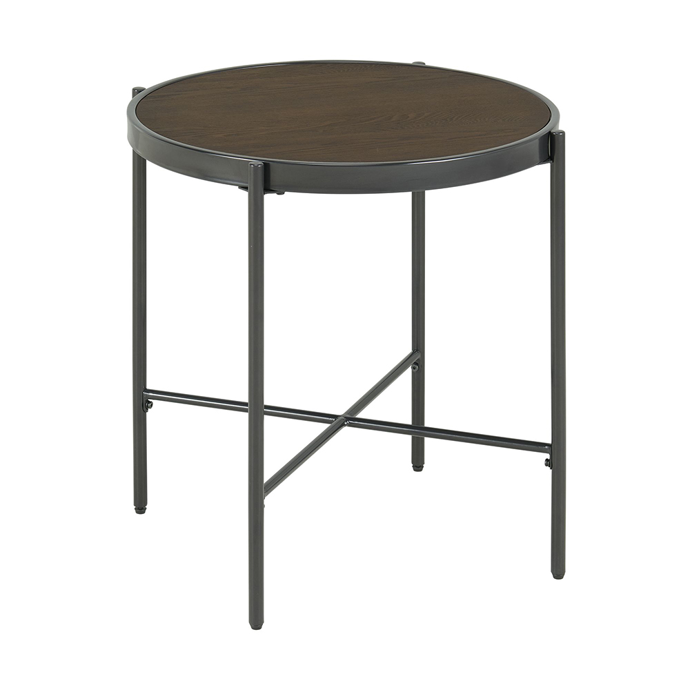 Ellesime International  | Vienna End Table with Wood Top