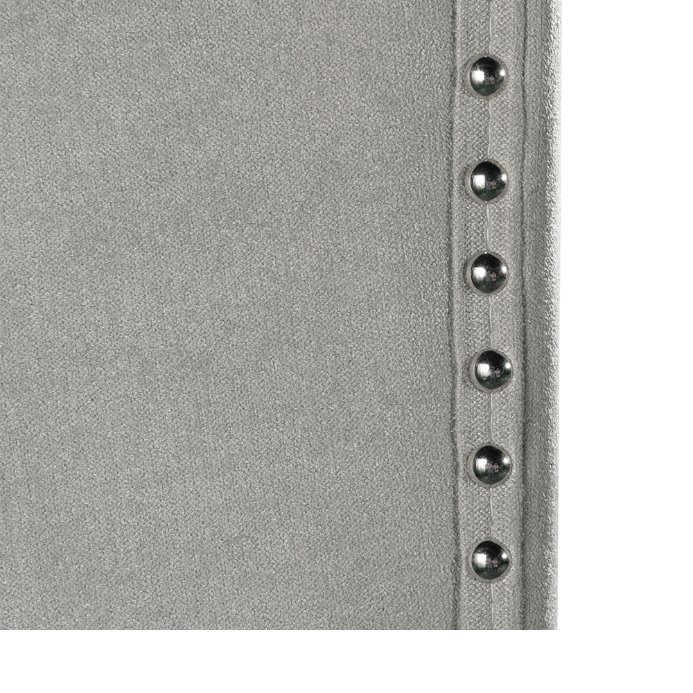 Magnolia Upholstered Queen Beds ( Grey ) | Ellesime International 