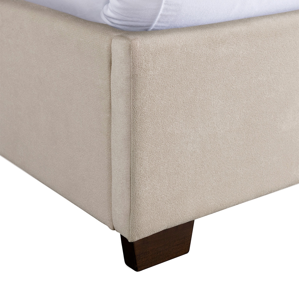 Magnolia Upholstered Queen Beds ( Sand ) | Ellesime International 