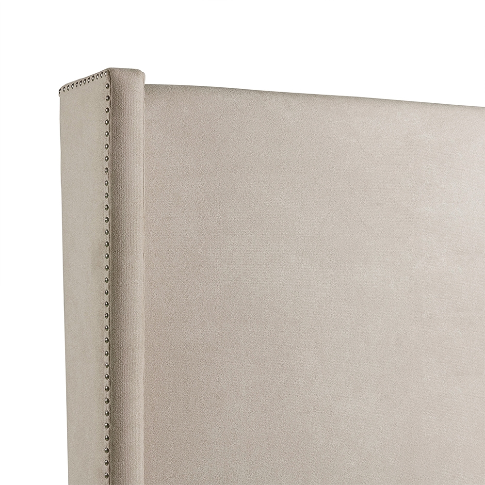 Magnolia Upholstered King Storage Beds ( Sand ) | Ellesime International 