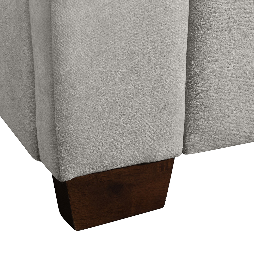 Waldorf Upholstered Queen Storage Bed ( Grey ) | Ellesime International 