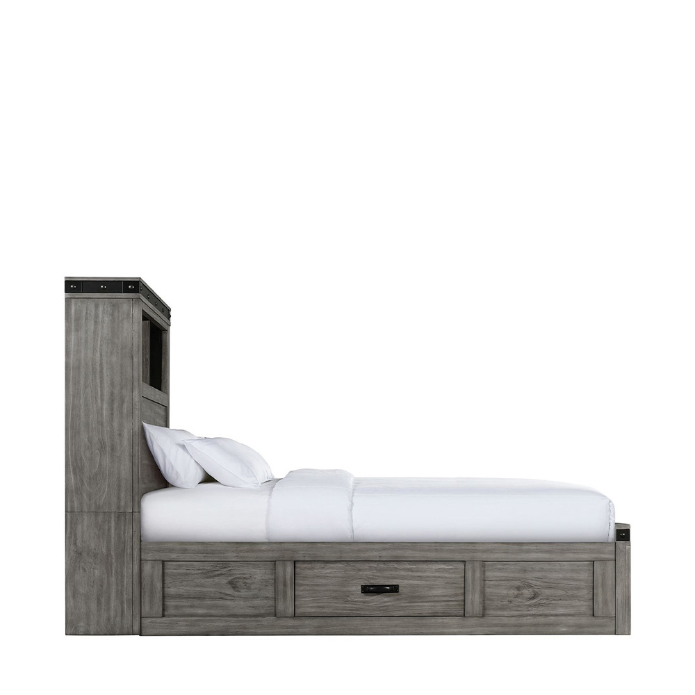 Wade Youth Three Piece Set with Twin Storage Bed ( Youth Dr, Mr, and Bed ) | Ellesime International 