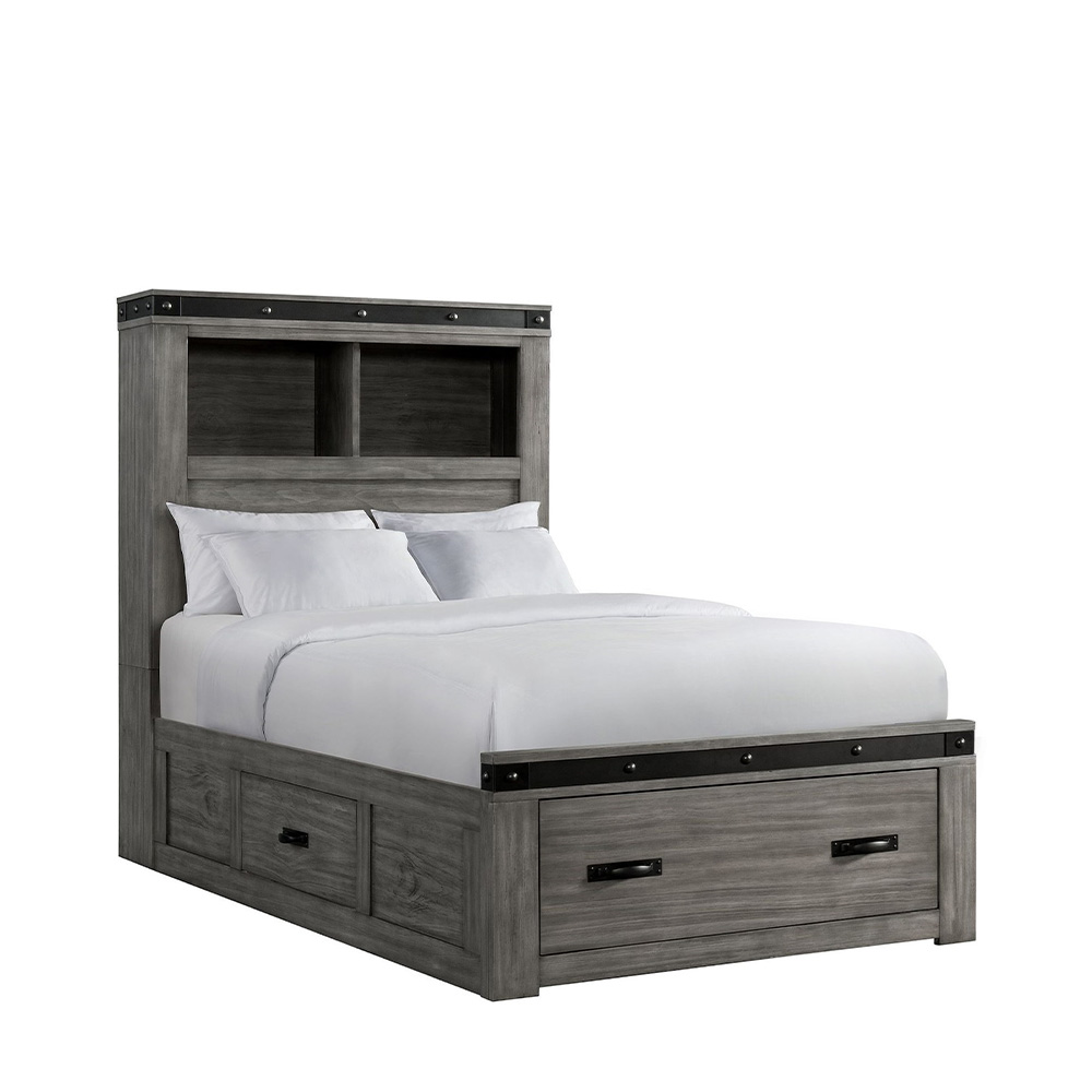 Wade Youth Three Piece Set with Twin Storage Bed ( Youth Dr, Mr, and Bed ) | Ellesime International 